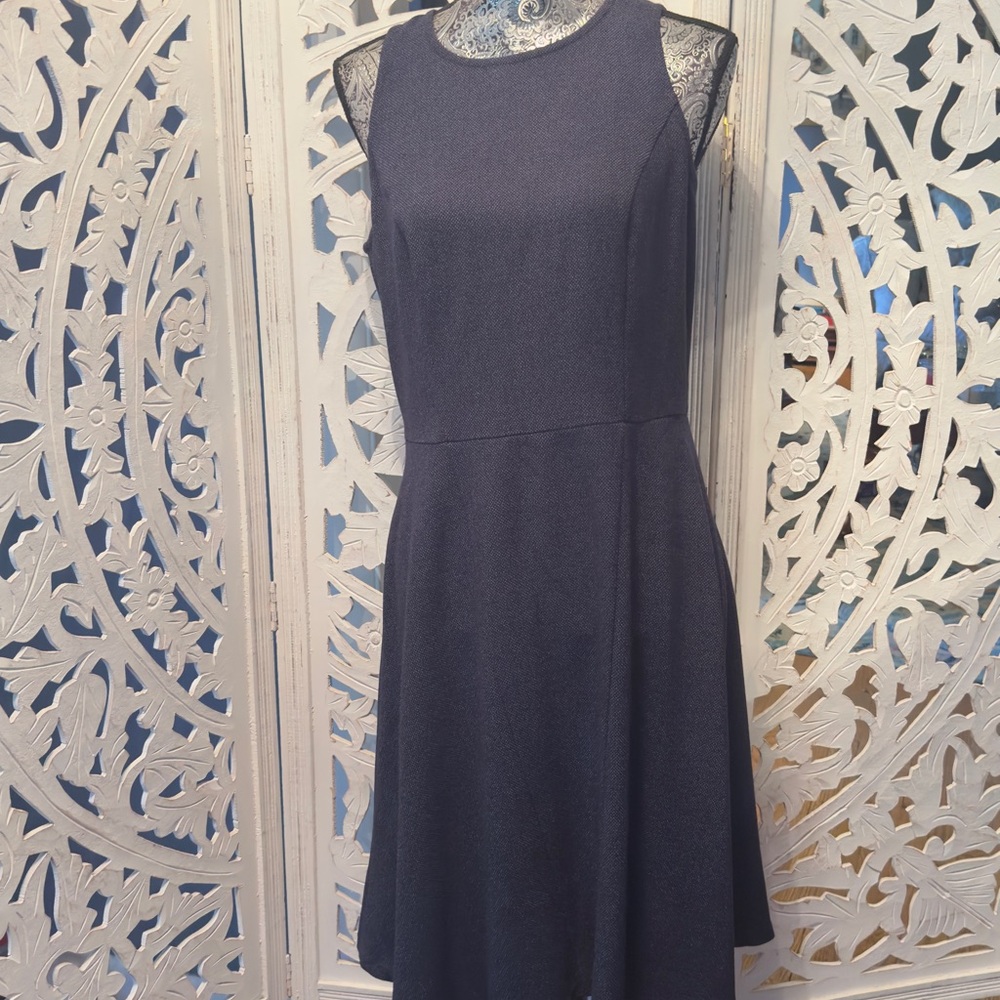 Ann Taylor Blue Midi Dress